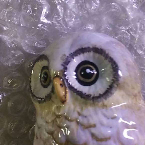 Lang store Winter Lodge Owl salt and pepper set, NIB - Picture 6 of 6